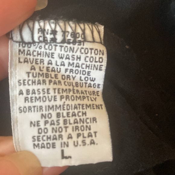 Chaser Rolling Stones Tongue Graphic Tee Black Vintage 2006 Unisex Size L - Picture 6 of 7